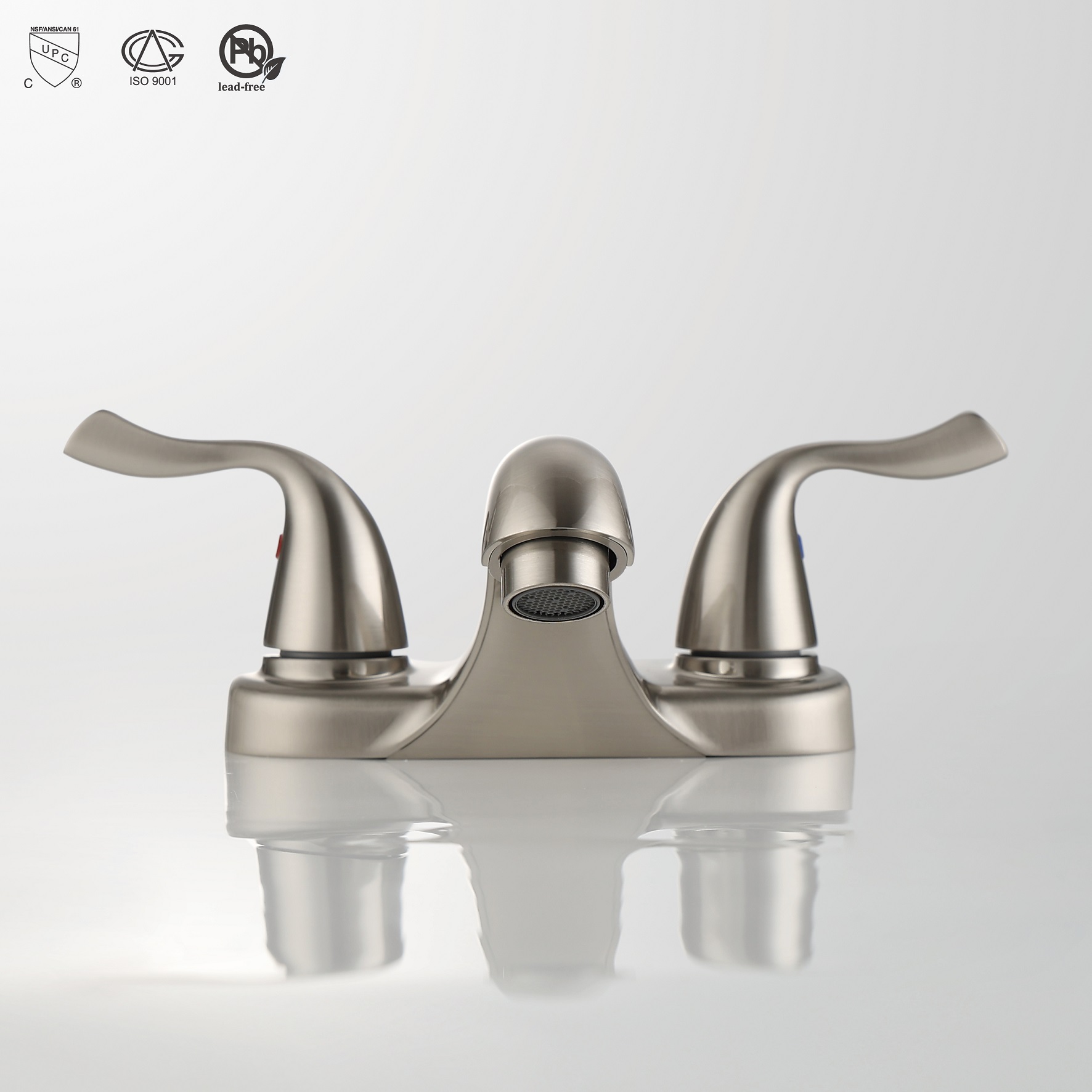 Níquel cepillado con cepillado moderno de lavabo de baño de baño monte de la cubierta de la cubierta de la cuenca del lavado de encimera