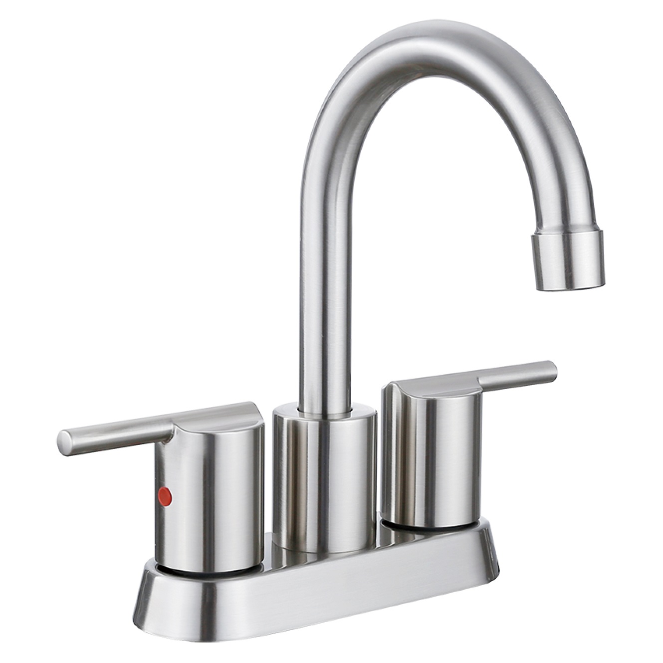 Níquel cepillado con poca potencia Control de agua Con cuenca del baño del baño