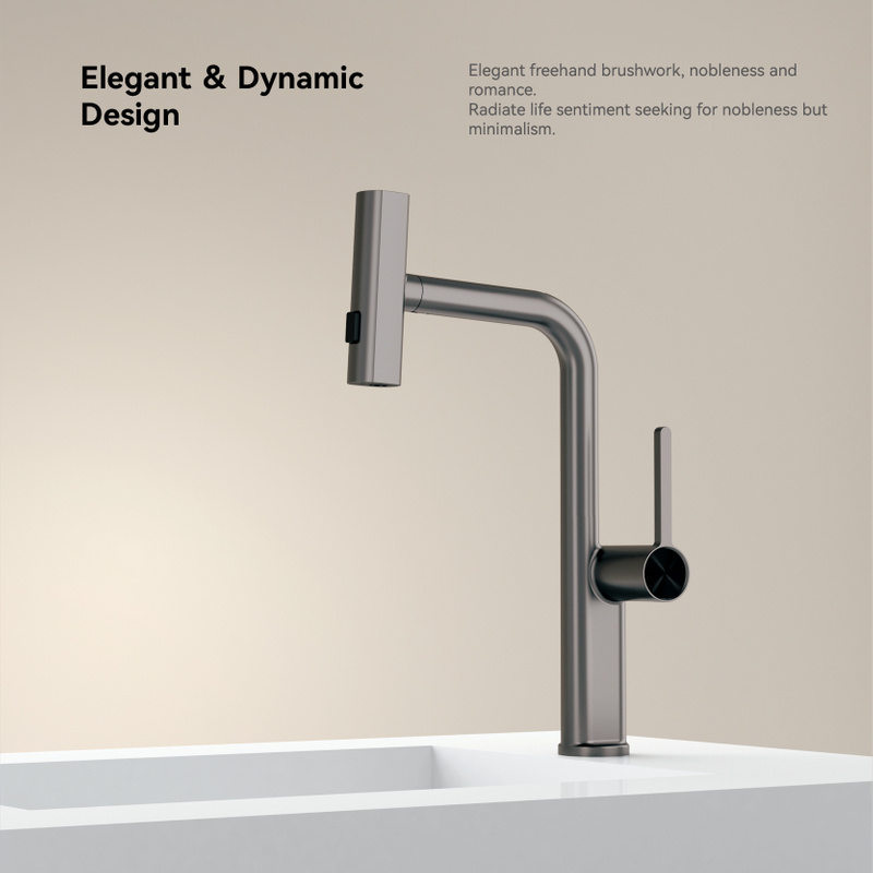 Sly Chrome Un solo agujero fría agua fría grifo de cocina moderna