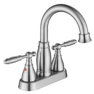 Grifos de baño de níquel cepillado de zinc astuto para el grifo de baño de agua fría y caliente