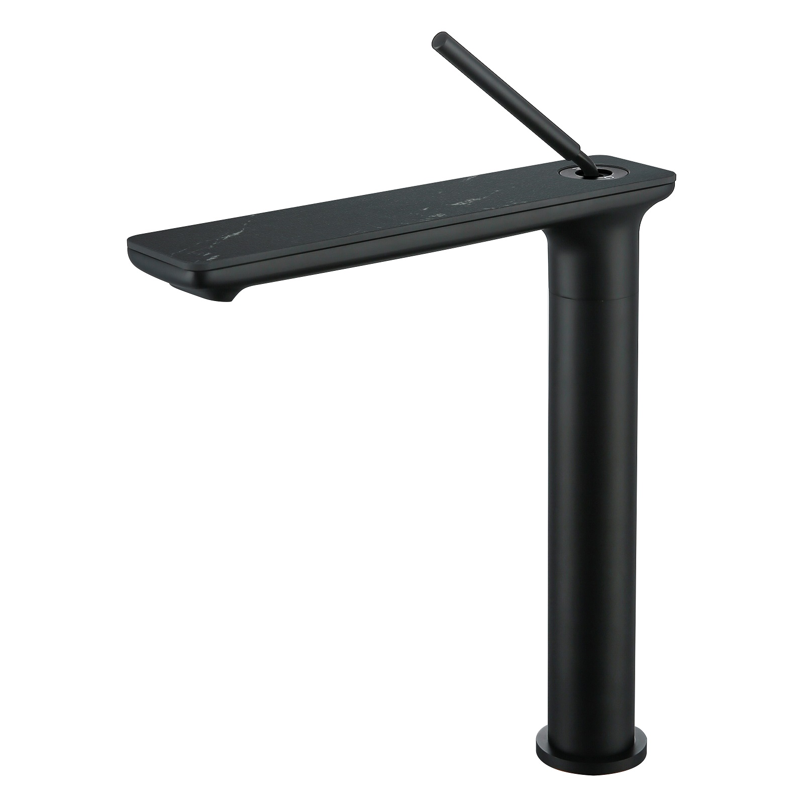 Sly Brass Rock Pane Industries Style Black Basin Gree Laving Basin Mequer Taps Baño grifo de baño