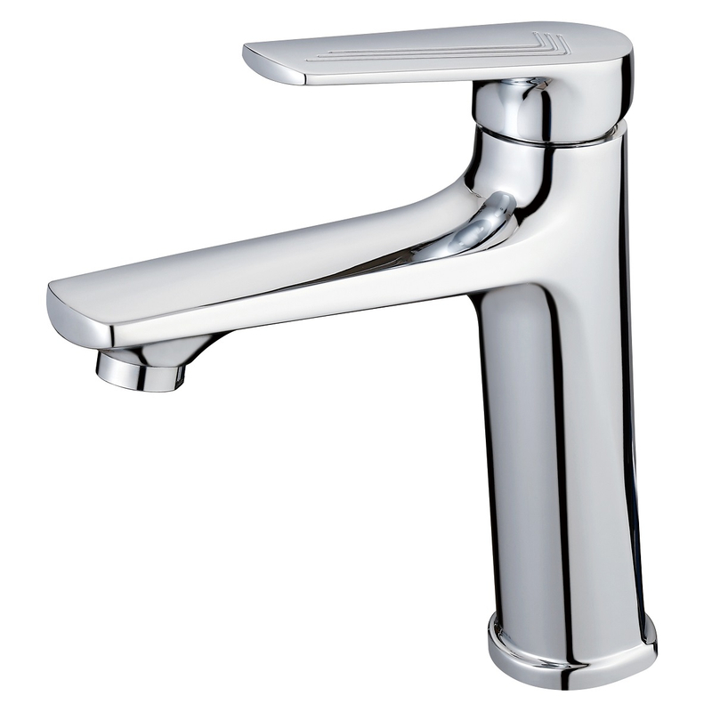 Sly Brass Chrome Baño Baño Baño Taucet Montada Montada de agua de agua fría Tapón