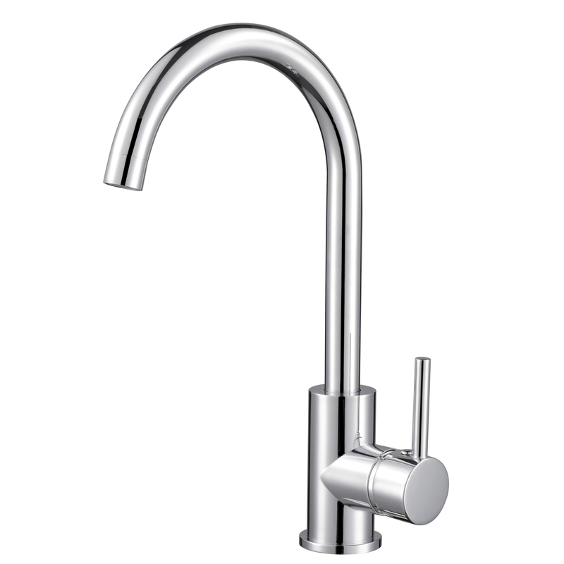 Moderno moderno de la cocina grifo de la cocina del grifo de níquel cepillado con un fregadero de níquel cepillado