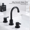 Sly Cupc Double Many Grey Baño de baño grifos de baño de 8 pulgadas 
