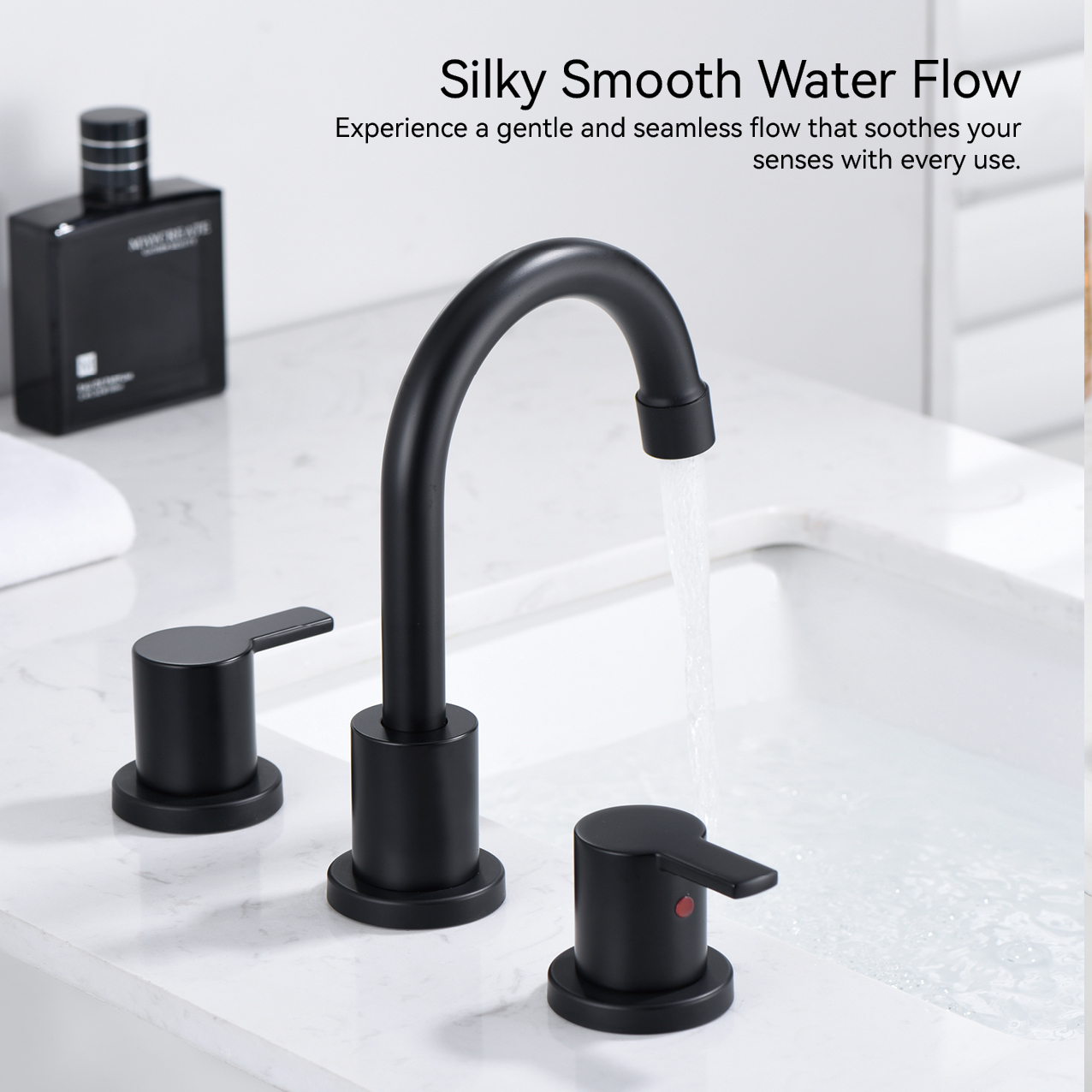Sly Cupc Double Many Grey Baño de baño grifos de baño de 8 pulgadas 
