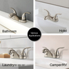 Sly cepillado níquel Nuevo diseño de lujo Taps de baño Mezclador de fregadero de fregadero