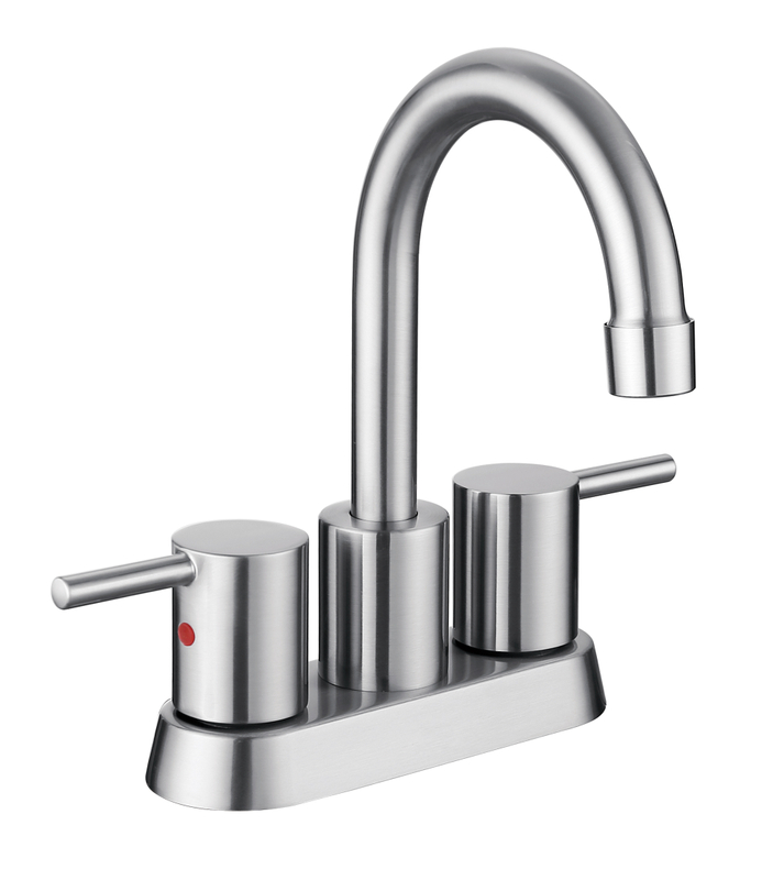 Sly sanitary ware cepillado metal metal gris cupc lavabo de baño grifo
