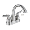 Grifo de lavabo de baño de 4 pulgadas de latón de 2 manijas para lavabo de baño SLY 