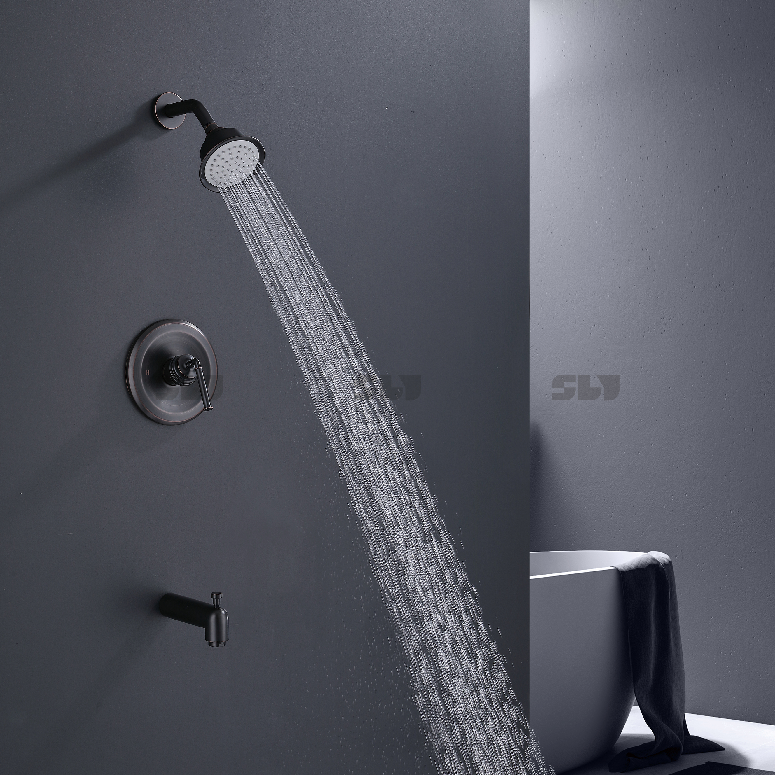  Grifo de ducha de lat&oacute;n de dos funciones 