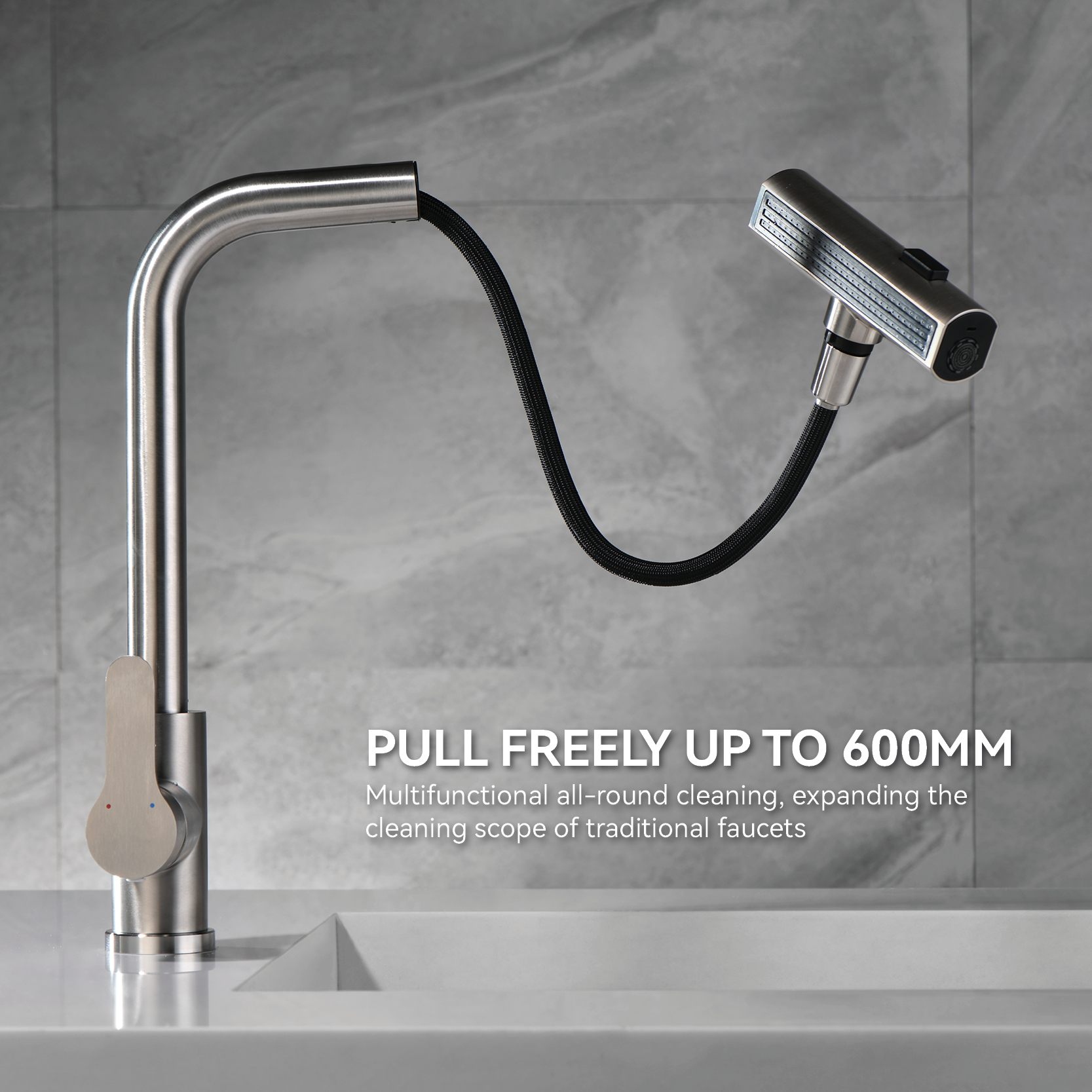 grifo de cocina de lat&oacute;n