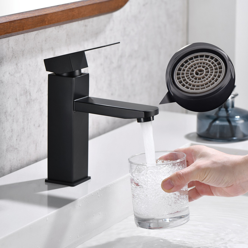 Sly Matte Black Descuento Batio de baño Single Lever Taps de grifo