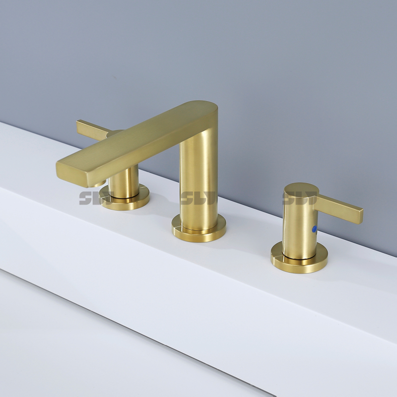 Grifo de doble manija de oro de lujo de venta caliente SLY