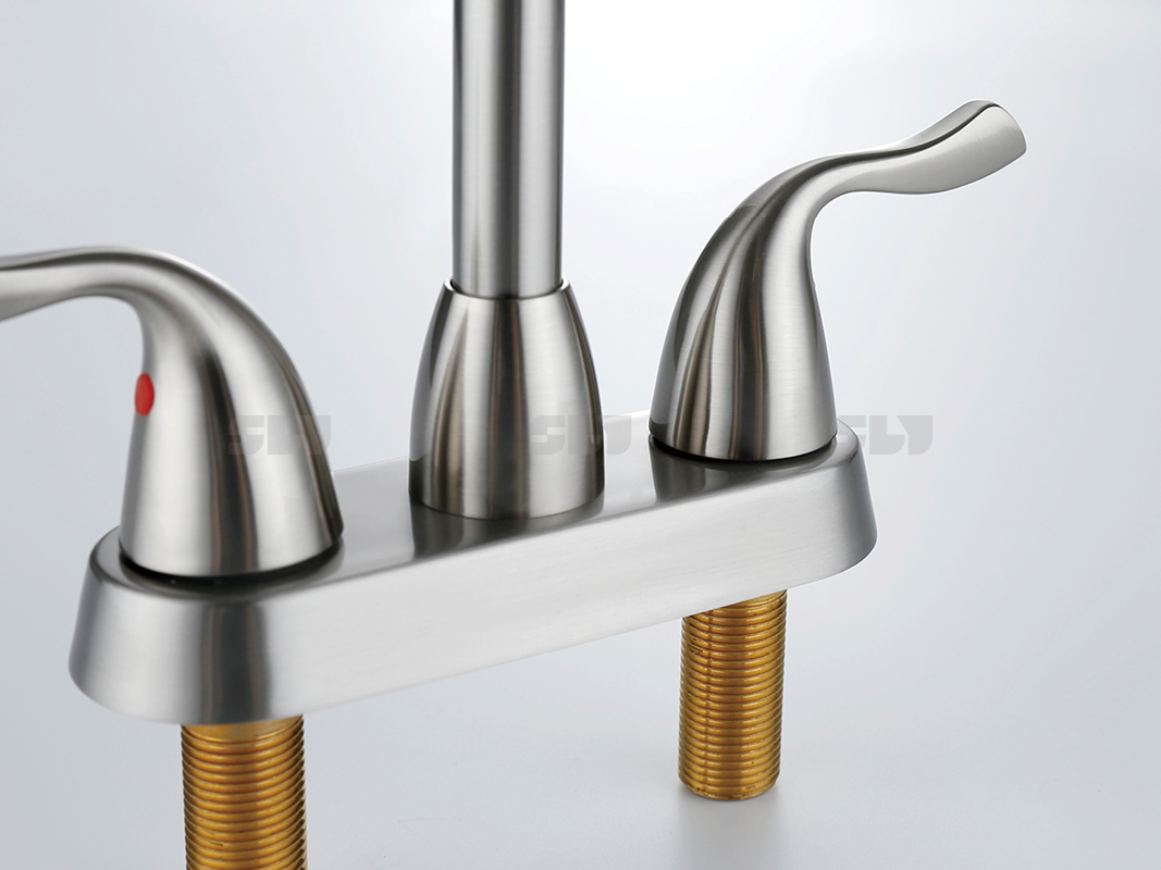 grifos de ba&ntilde;o de n&iacute;quel cepillado