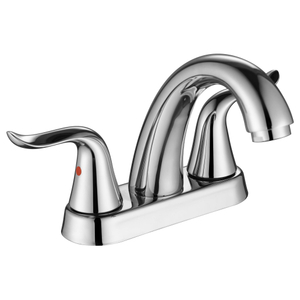 Grifo de baño de níquel de níquel cepillado con mantequilla con baño de válvula de cerámica baño