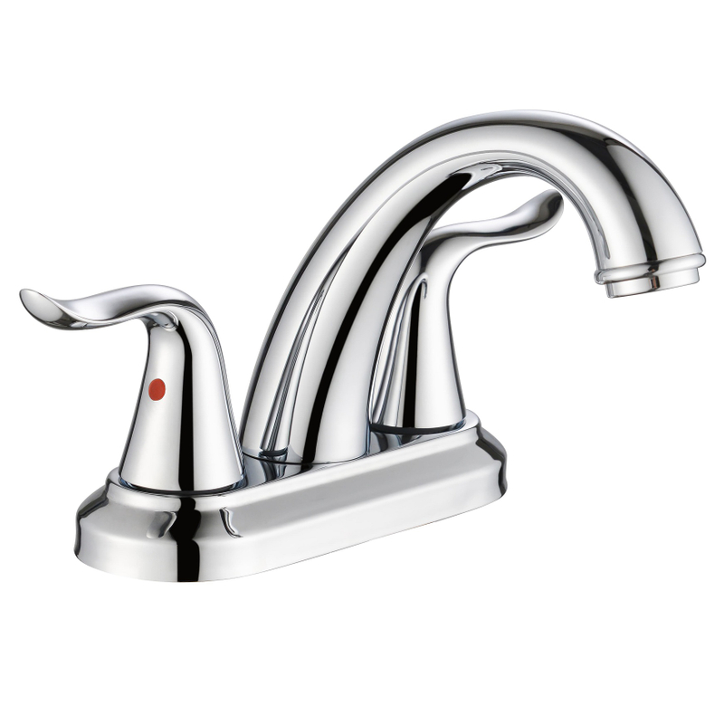 Sly latón cromo soltero sencillo cuerpo de latón núcleo de cobre manja de aleación de zinc para grifos de lavabo de baño y grifos de cascada