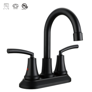 Grifo de baño negro mate de zinc Sly para la batidora de la bañera