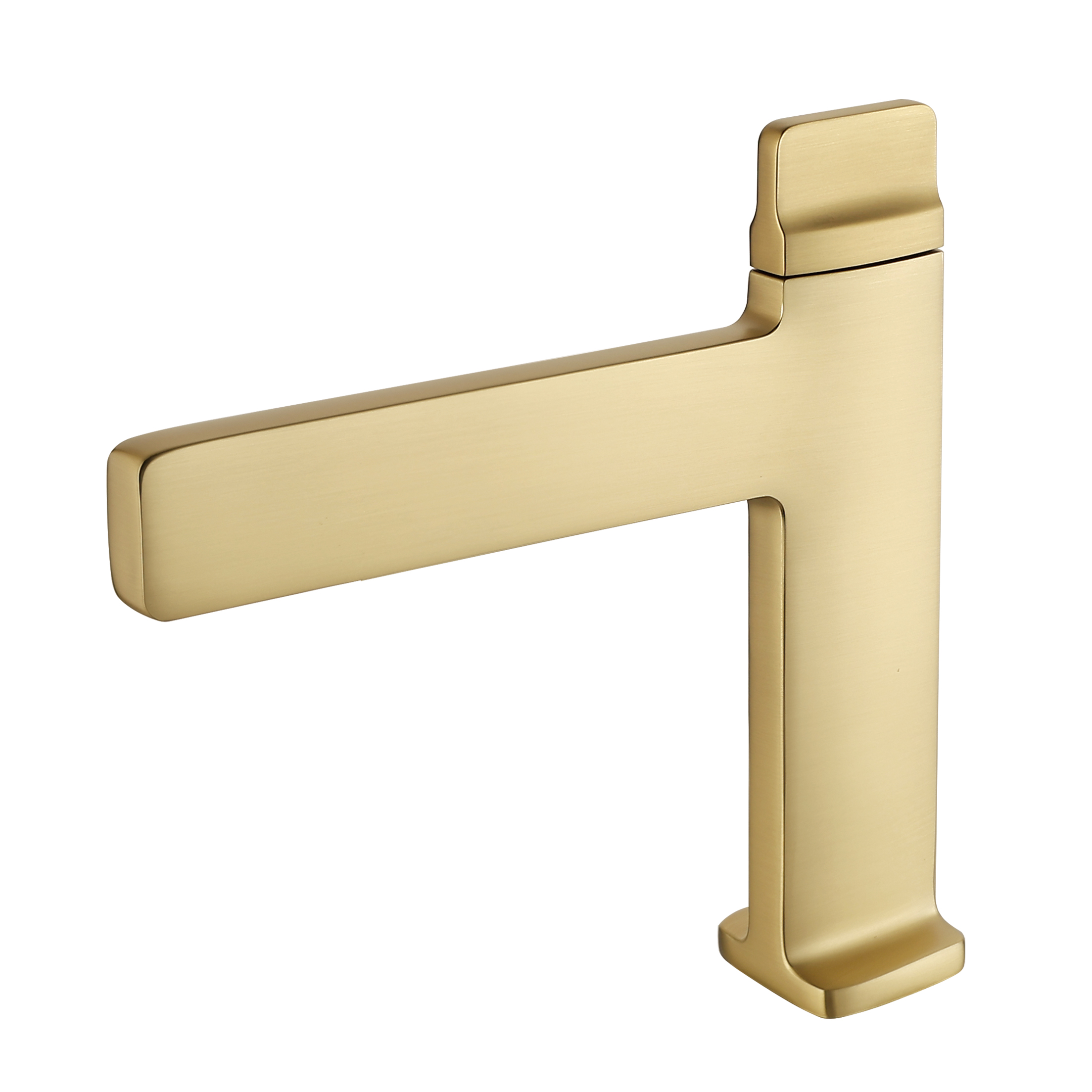 Sly Brass Chrome Waterfall Mixer Toque Toque de un solo agujero de baño Fregadero de baño