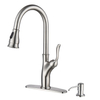 Sly cepillado níquel caliente agua fría puller y toque de fregadero de la batidora