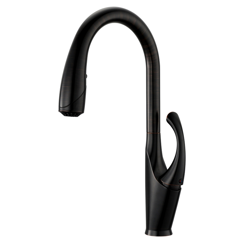 Sly Brass Chrome Pull-Out Spray Kitchen Fregadera Mezcladora de grifo