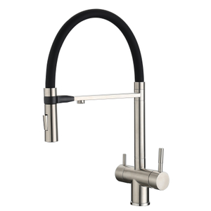 Grifos de ósmosis inversa y astuta tres funciones Dos boucet de la cocina del fregadero del grifo de 3 vías del fregadero de agua de agua pura grifo de cocina de agua pura