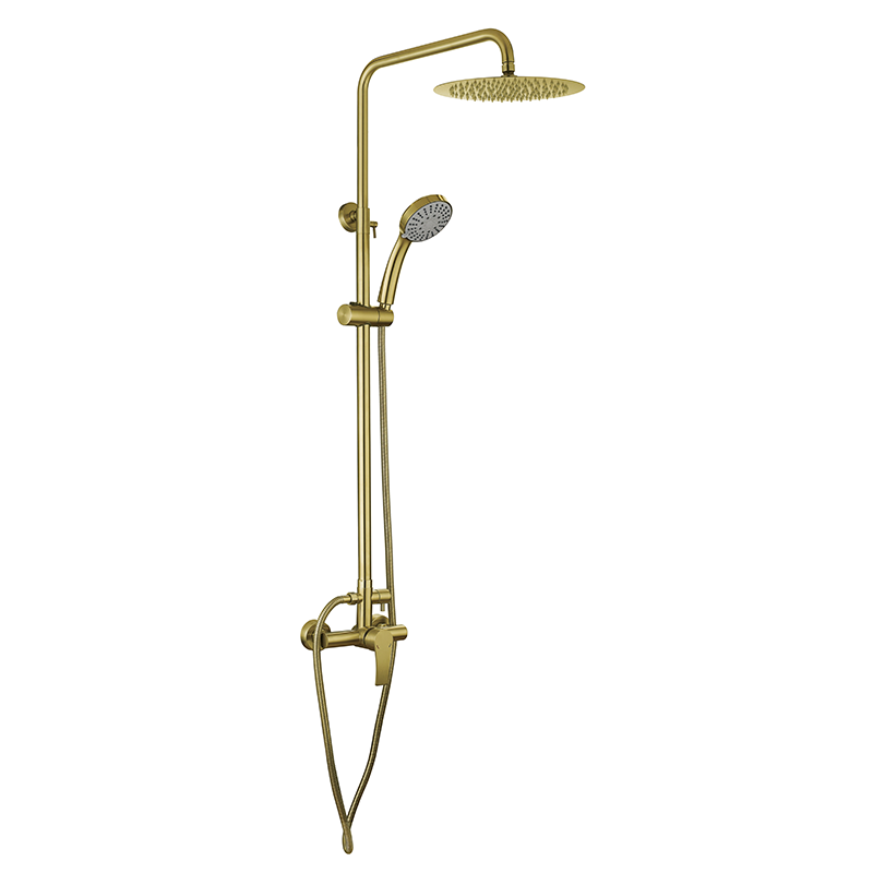 Samliyu 304 Cepillado de ducha de lluvia de grifo de acero inoxidable de acero