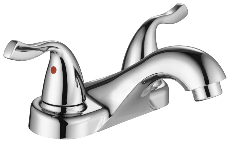 Grifo de baño central de doble agujero doble