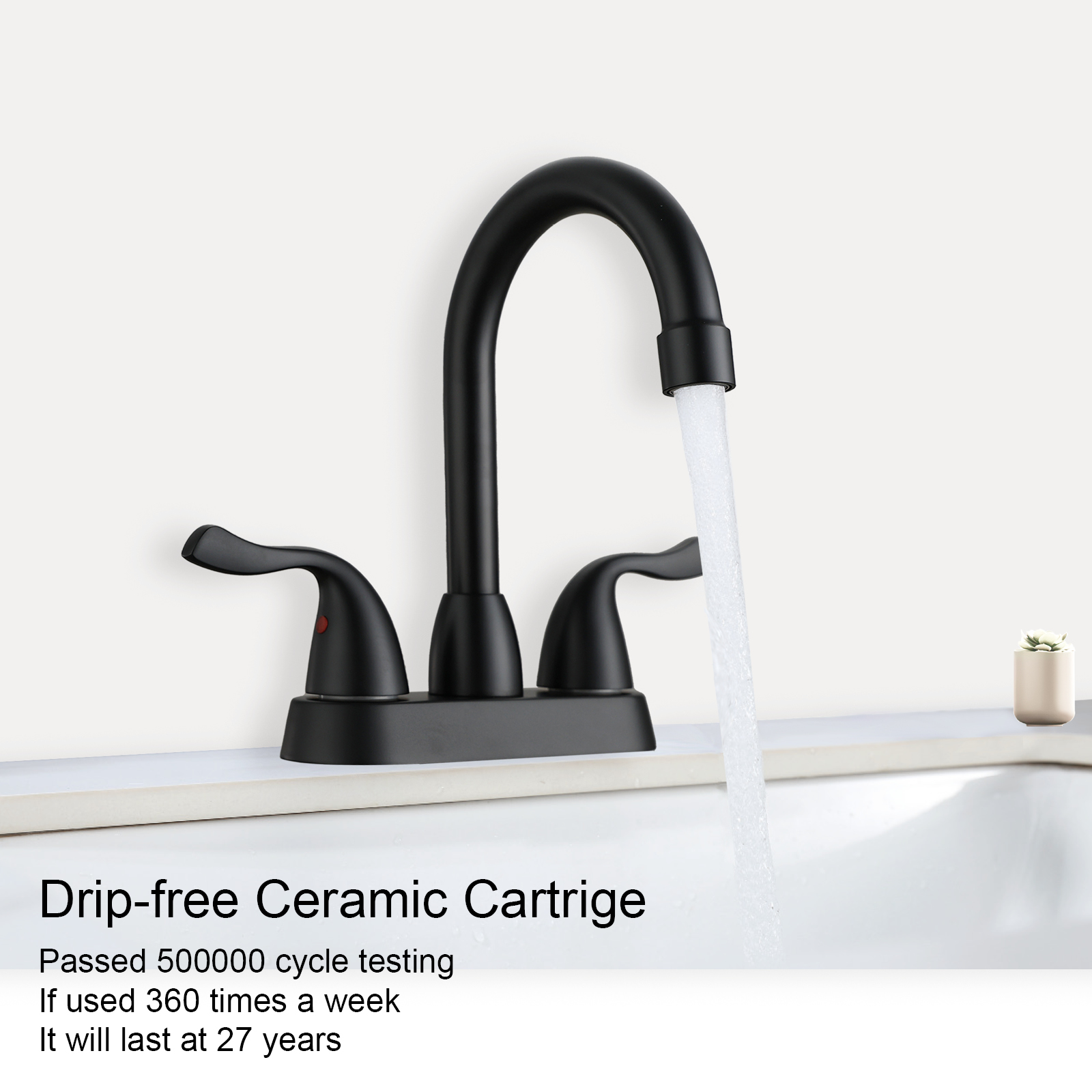 Sly Brass mate mate grifo negro grifo de baño de cobre grifo caliente y fría matriz mezclador