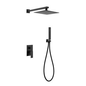 Samliyu China Juego de cabezal de ducha negro con lluvia oculta baño