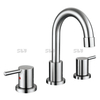 3 agujeros de 8 pulgadas grifo de agua para el lavabo del lavabo del lavabo del baño.