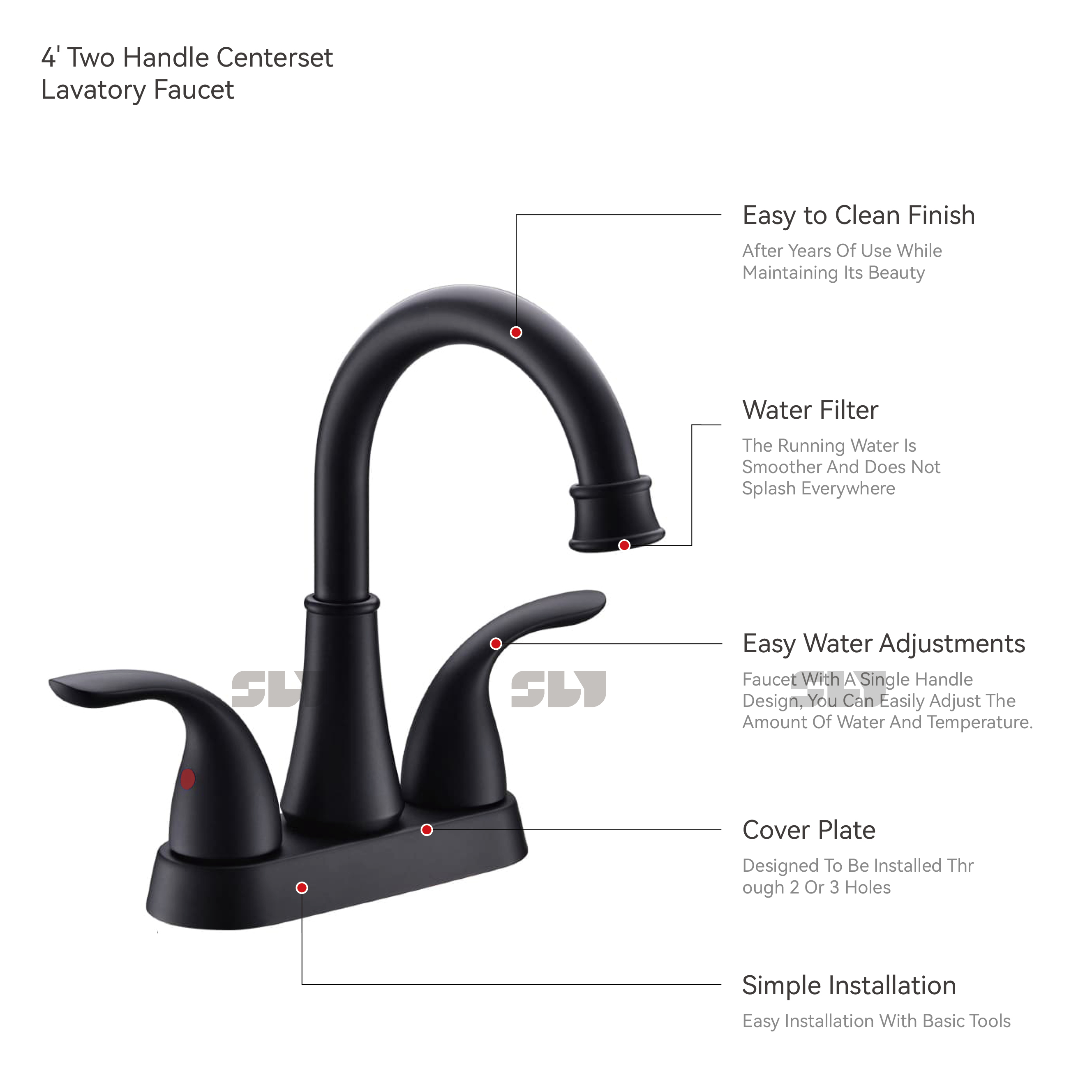 Grifos de lavabo de acero inoxidable