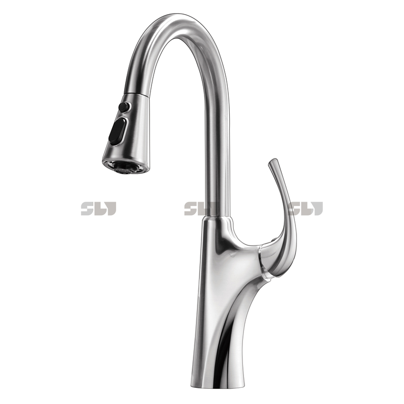 Venta caliente monomando dorado cocina agua fregadero grifo mezclador conjunto venta