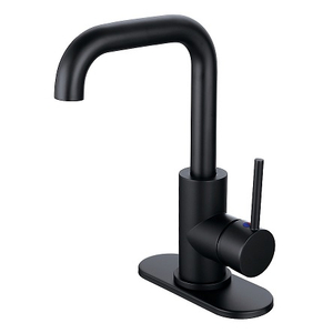 Grifo mate de plástico de plástico de plástico de plástico para un solo mango de baño grifo de mezcladora de baño