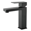 Grifo de un solo agujero de baño de acero inoxidable de acero inoxidable