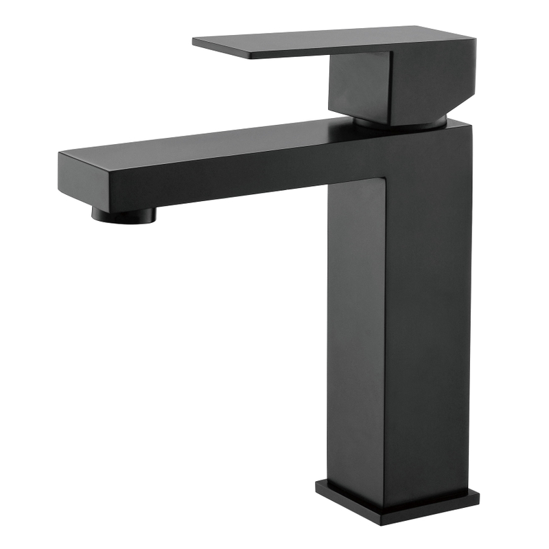 Grifo de un solo agujero de baño de acero inoxidable de acero inoxidable