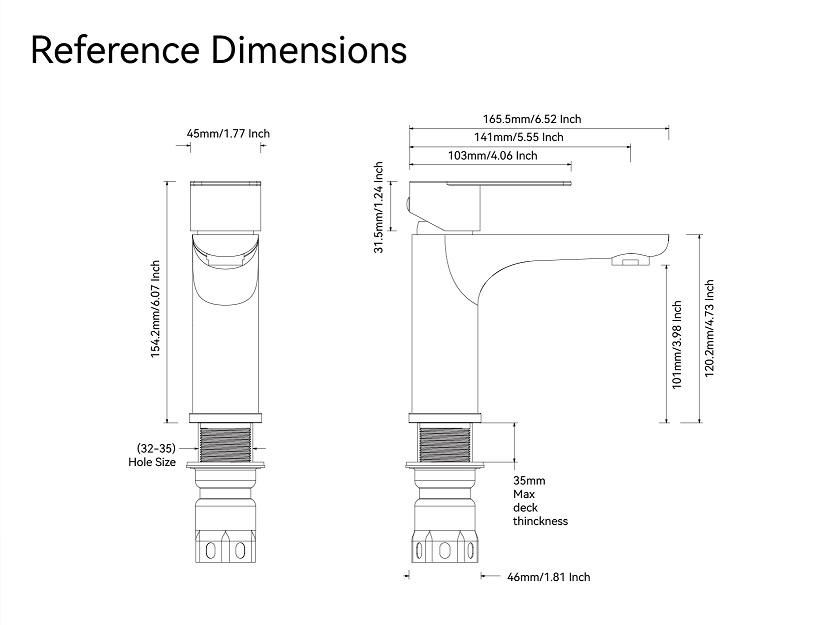 grifo de ba&ntilde;o de n&iacute;quel pulido
