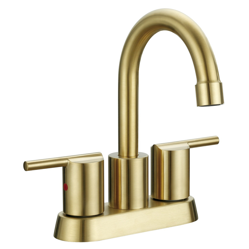 Níquel cepillado con poca potencia Control de agua Con cuenca del baño del baño