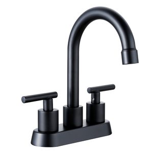 Sly Matte Black Lavatel Tanity Tanky Basin mezclador de lámina de latón sólido Fregadero