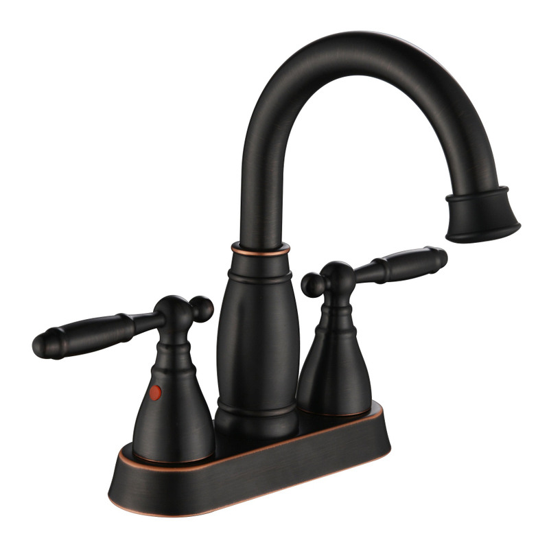 Grifos de baño de níquel cepillado de zinc astuto para el grifo de baño de agua fría y caliente