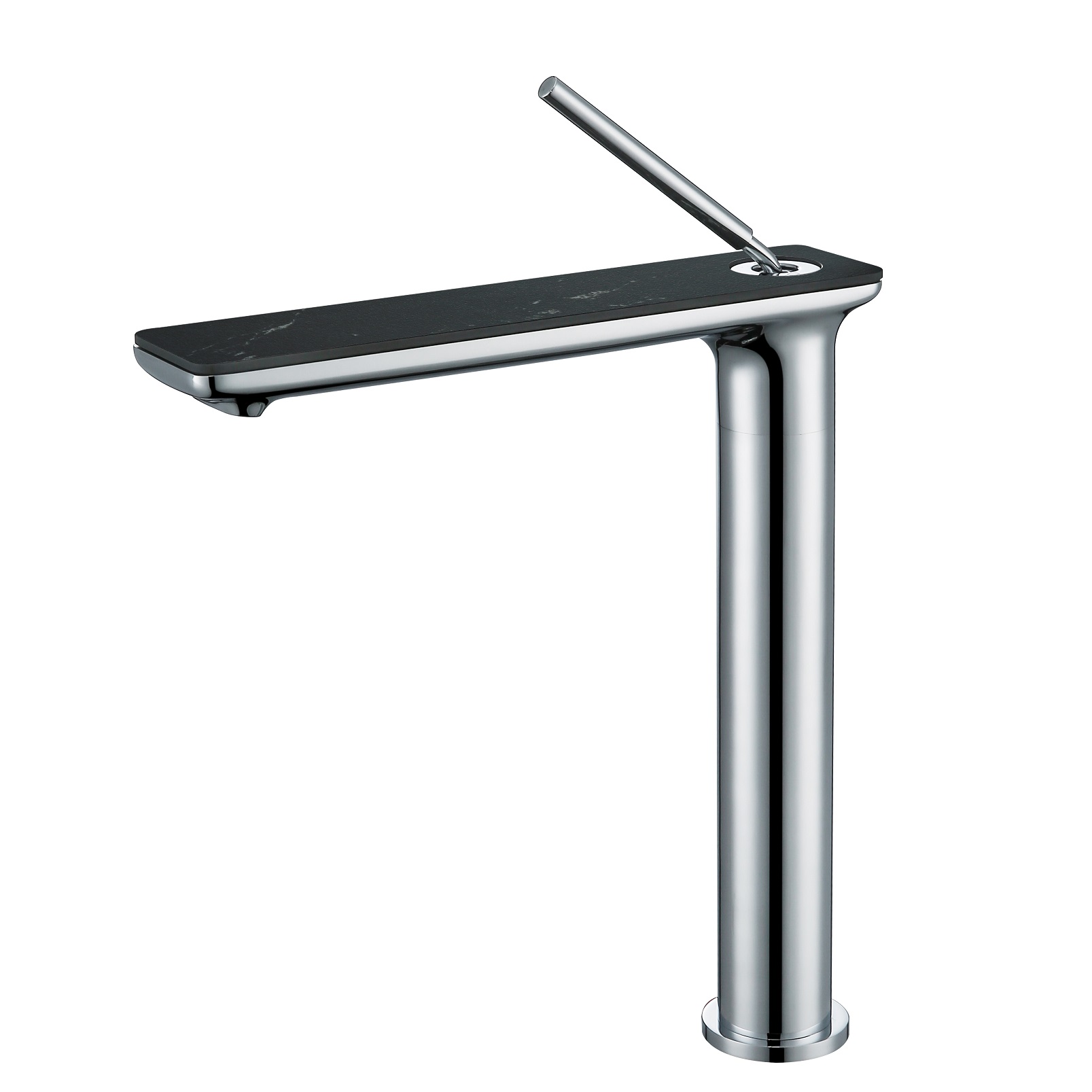 Sly Brass Rock Pane Industries Style Black Basin Gree Laving Basin Mequer Taps Baño grifo de baño