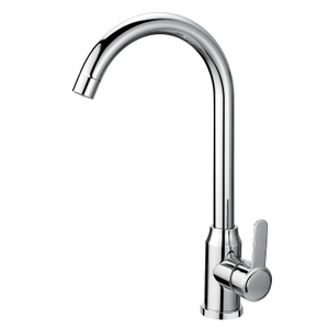 Sly Hot Selling White Kitchen Grewet Chrome Steel Faucet 