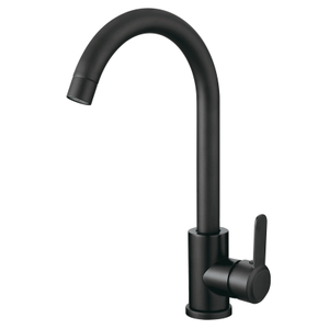 Moderno moderno de un solo agujero de un solo agujero de la cocina grifo de agua fría de agua caliente grifos de cocina de agua fría