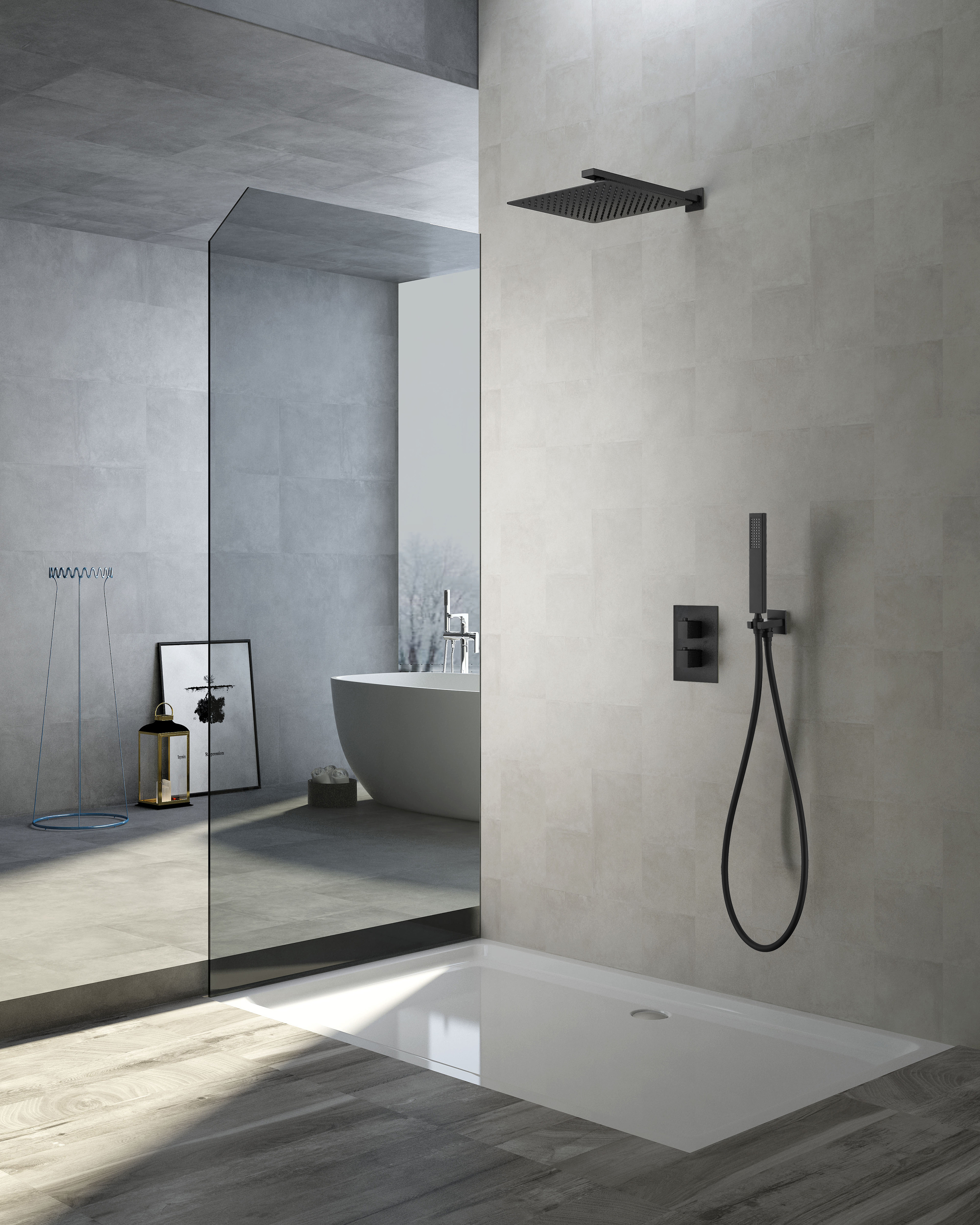 Grifos montados en la pared samliyu lluvia mezcladores de agua tapices para la mano de la mano del baño del baño del baño y ducha del baño