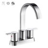 China Factory Centerset Free de baño caliente/fría de baño de dos manos Taucet de tapa de agua Goldia cepillada