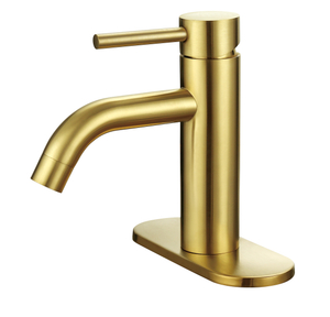 2022 Sly American Basin Vintage UPC Gold Single Single Hole No -Active Brass Bathom Taps Taps Mezcladores Mezcladores de mezcladores 