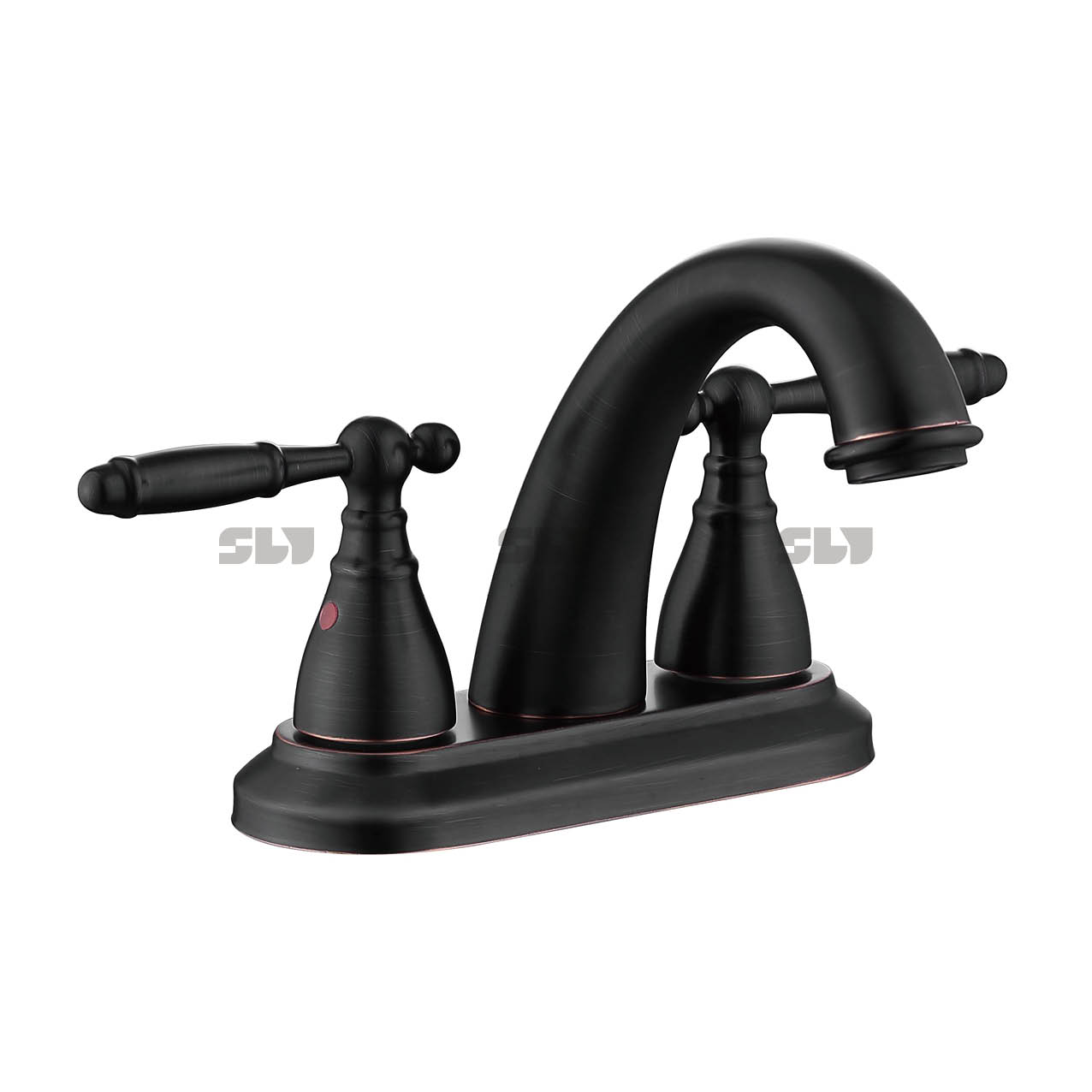 Grifo de lavabo SLY Grifo central de 4 pulgadas Grifo de baño con palanca cromada