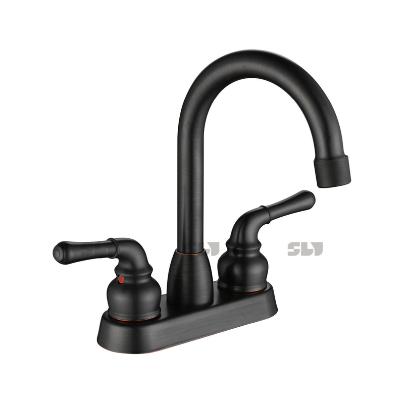 Grifo de lavabo de baño de dos orificios SLY Grifo de tocador