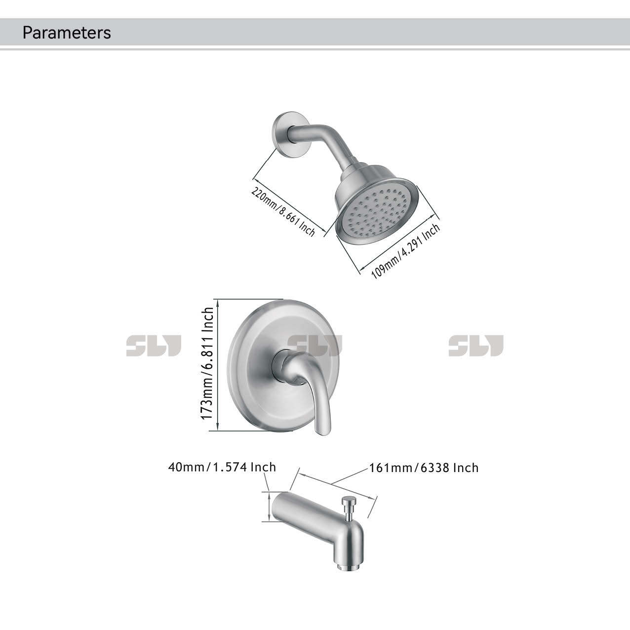 juego de grifo de ducha