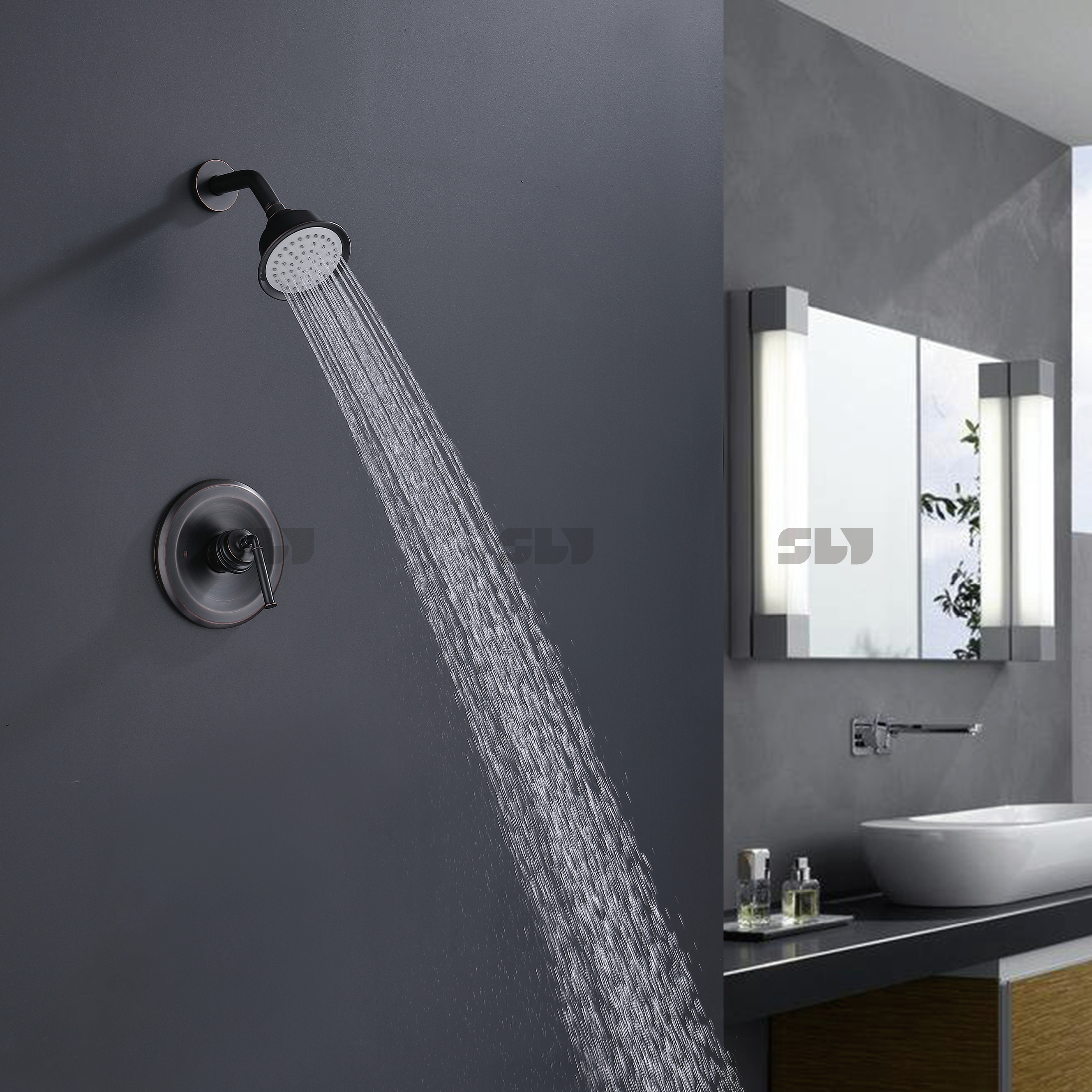 v&aacute;lvula de cabezal de ducha