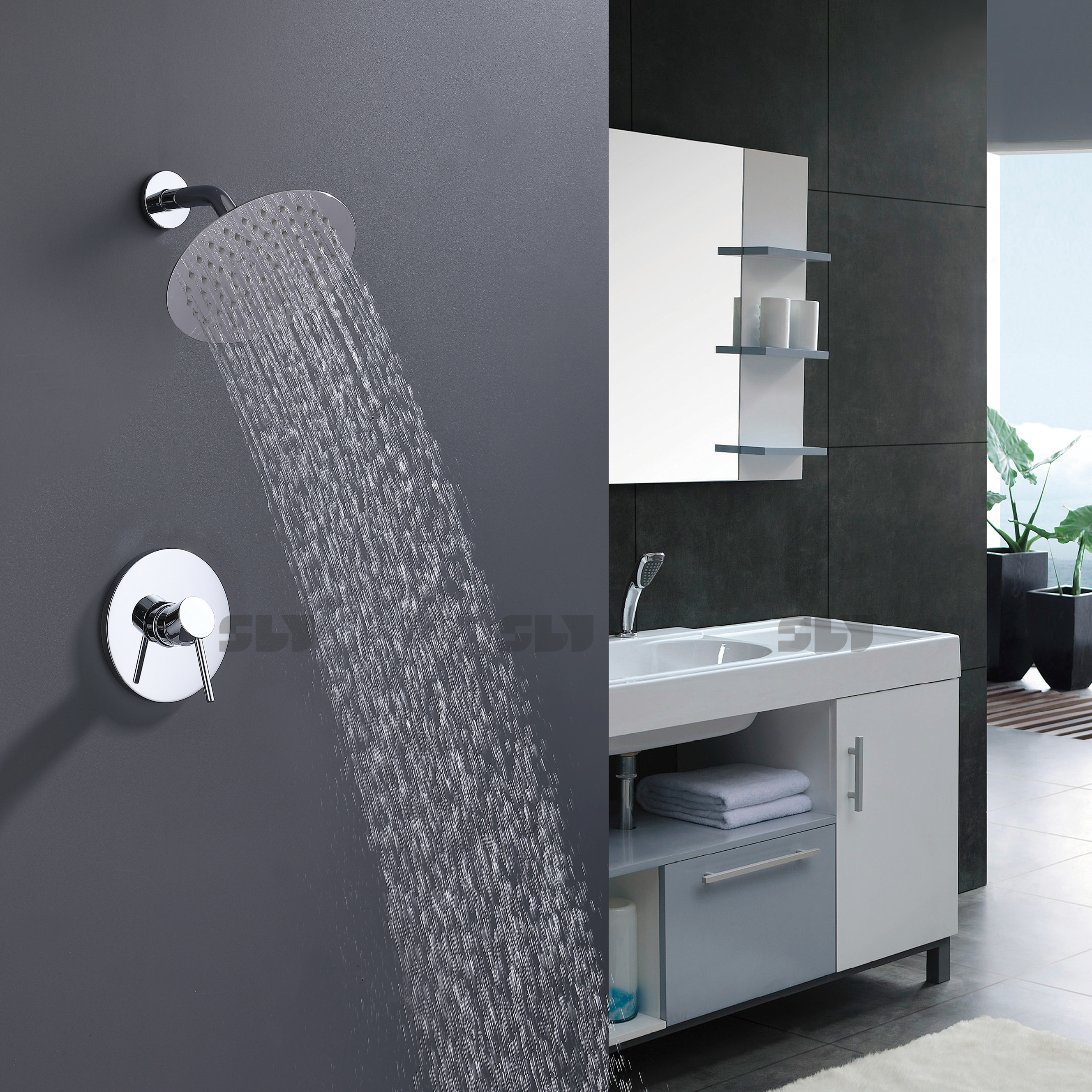 cabezal de ducha y grifo