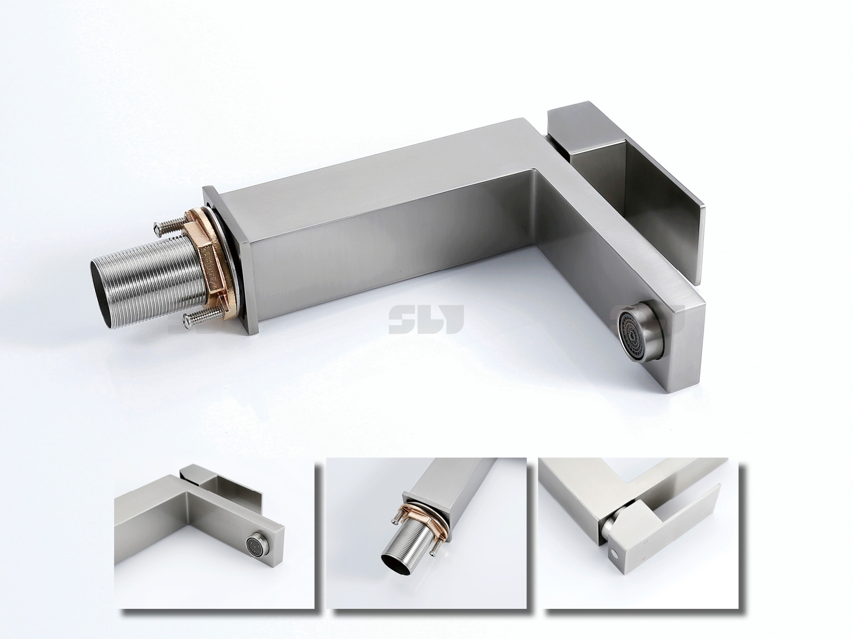 grifo de n&iacute;quel cepillado